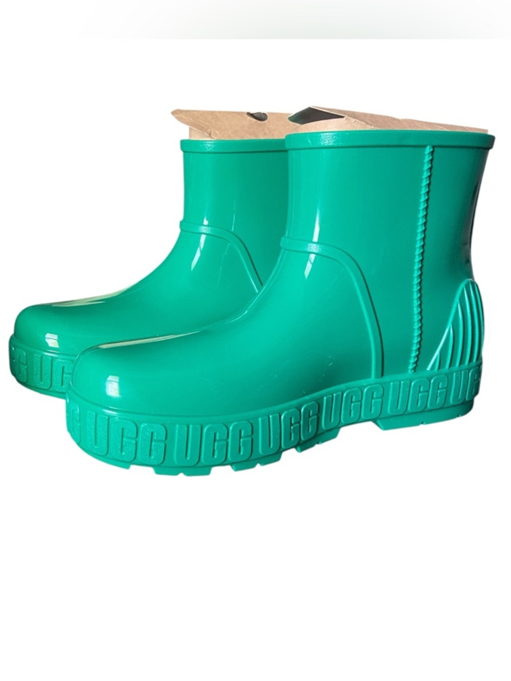 UGG Drizlita Waterproof Rain Boots Teal Green Size 9